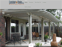 Tablet Screenshot of lustercote.com